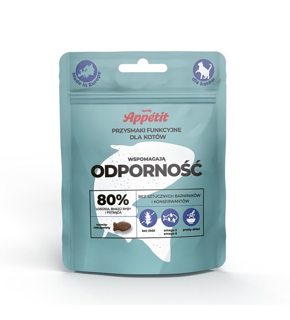 Comfy Appetit Immunity graanvrije vissnacks voor katten 80% vers vis 70 Gram