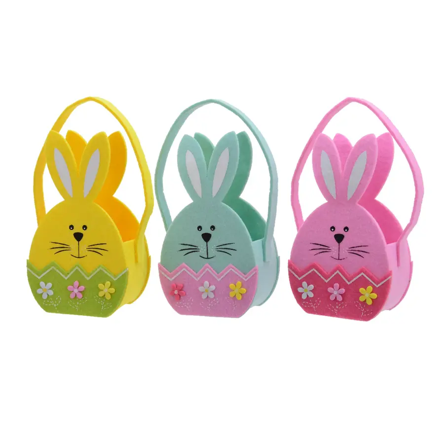 Vilten paasmand konijn| verschillende kleuren