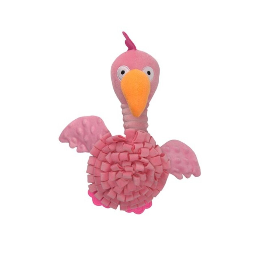 Hondenspeeltje Pluche Vogel Roze