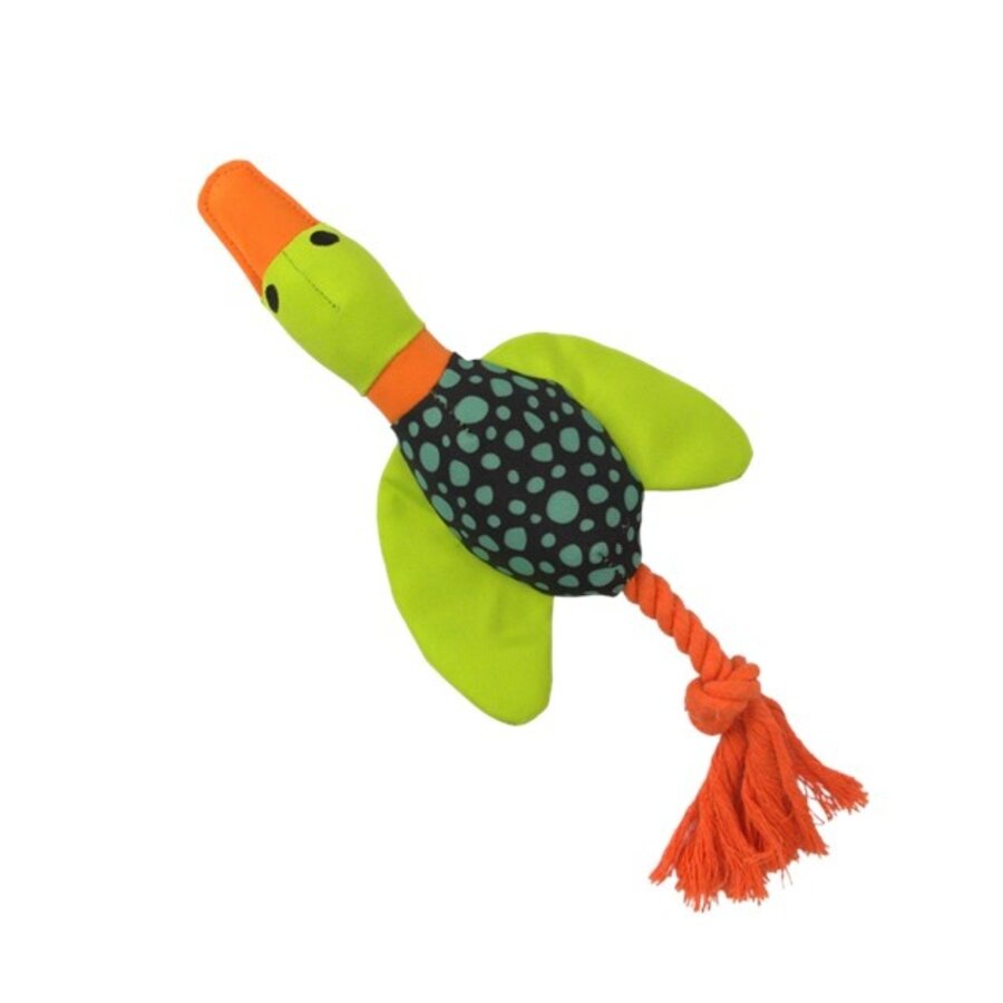 Hondenspeeltje Rusty Eend Groen 33 CM