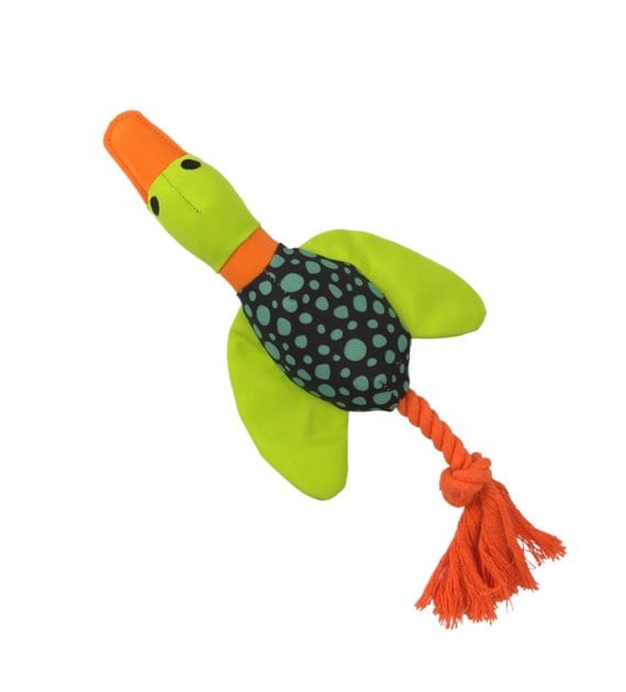 Have A Pet Hondenspeeltje Rusty Eend Groen 33 CM