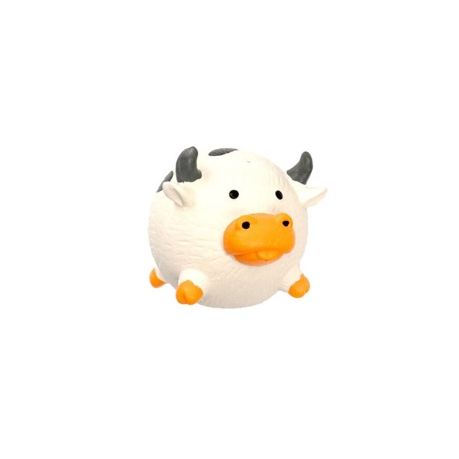 Hondenspeeltje Boerderijbal Koe 8,5 CM