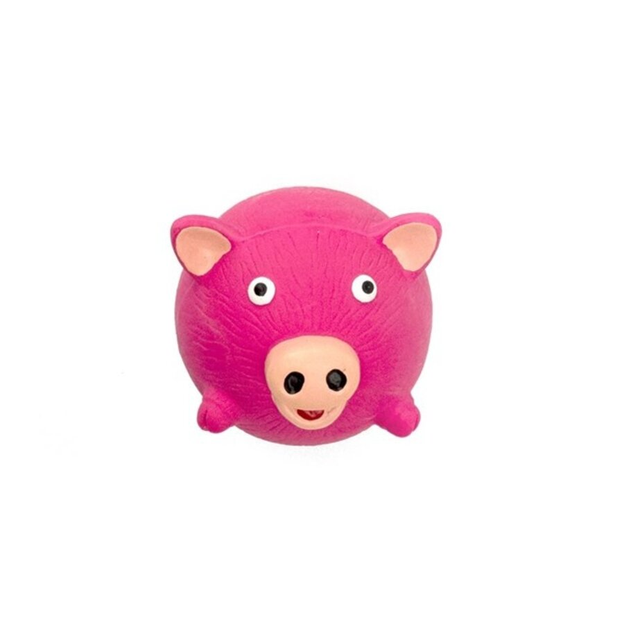 Hondenspeeltje LX Boerderijbal Varken 9CM