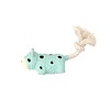 Hondenspeeltje Koe Blauw Met Touw 22,5 CM