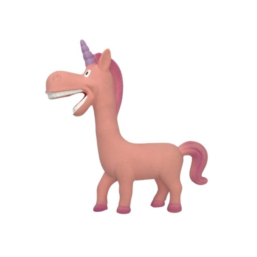 Hondenspeeltje Eenhoorn Latex 19CM