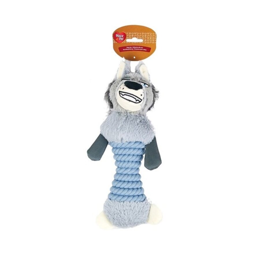 Hondenspeeltje Slimmy Wolf pluche