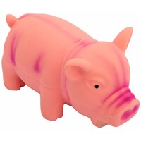 Hondenspeeltje Piggy latex varken met piep voor honden