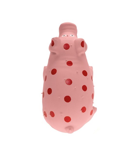 Have A Pet Hondenspeelgoed Piggy Dot latex varken &VerticalLine; met pieper Oranje