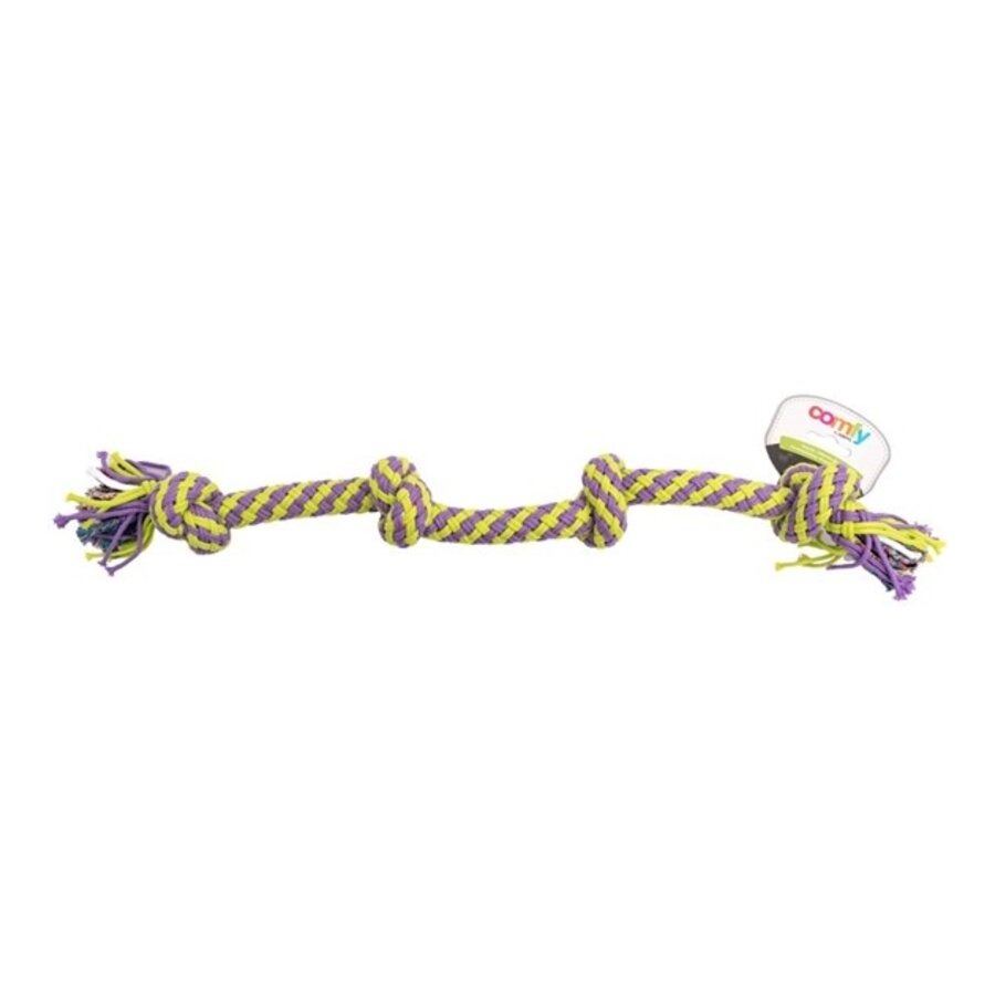 Hondenspeelgoed Kanat touw met knopen voor trekspel en apporteren