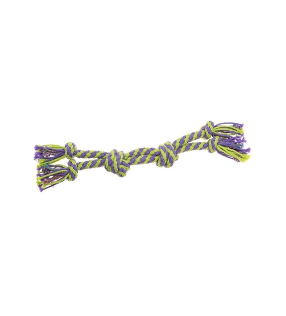 Have A Pet Hondenspeelgoed Kanat touw met knopen voor trekspel en apporteren 6 knopen, 45CM