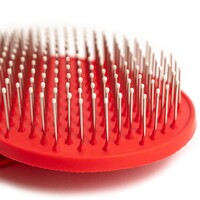 Pony vachtborstel voor kortharige honden en katten  handborstel met noppen