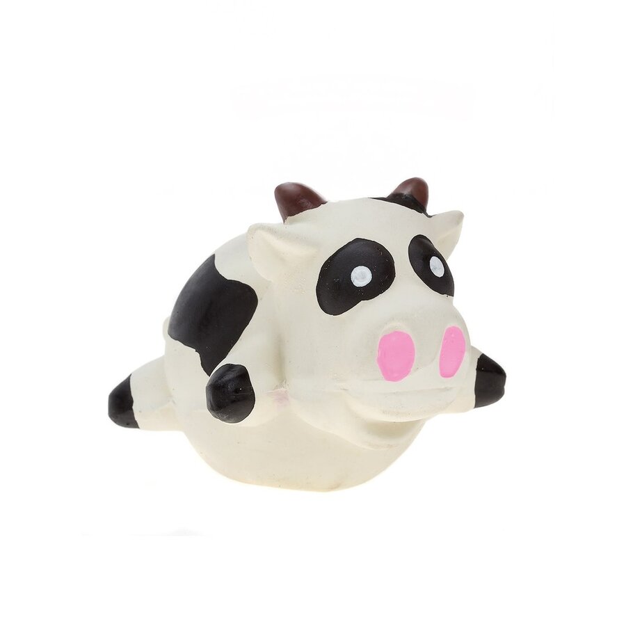 Hondenspeeltje Boerderijbal Koe 9,5 CM