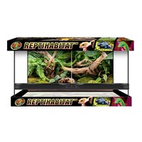 Double Door terrarium 50x30x25cm | Glasterrarium met dubbele deuren en gaasdeksel