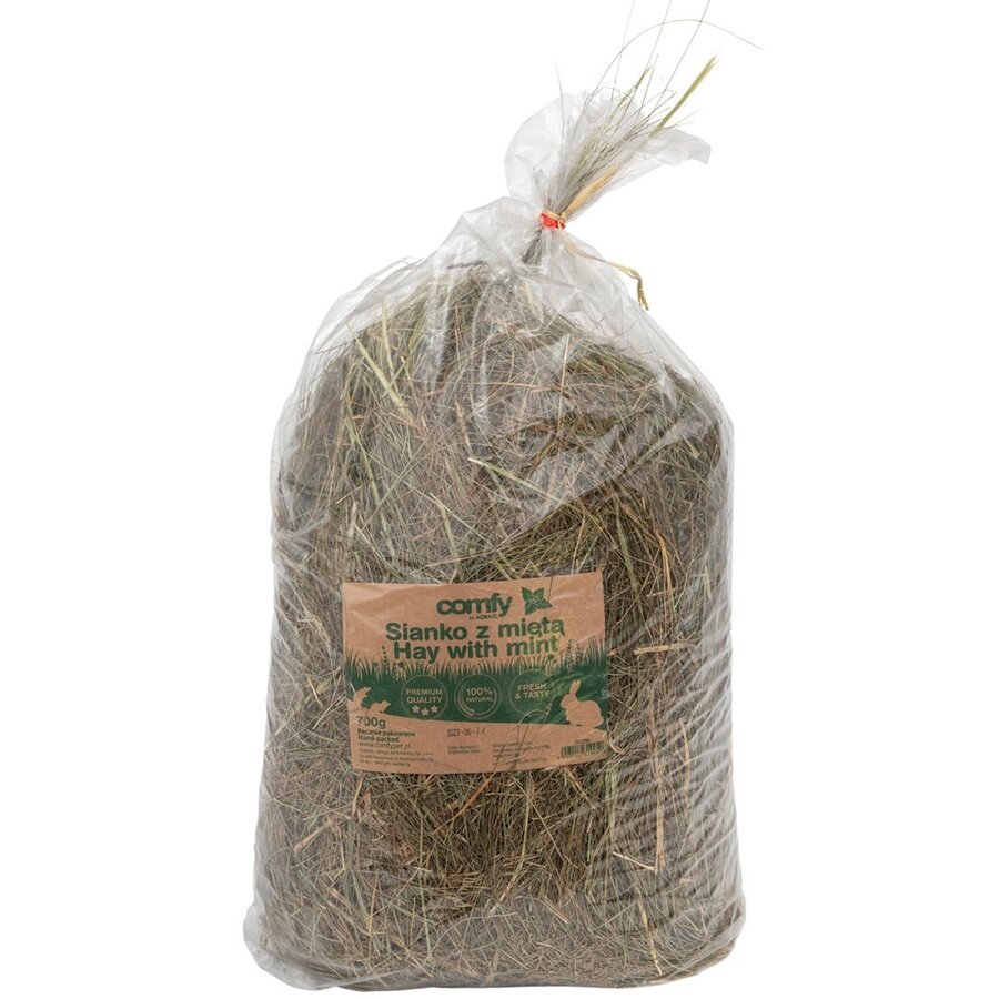Hooi met munt voor konijnen en knaagdieren