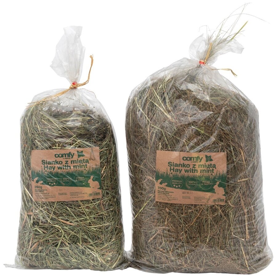 Hooi met munt voor konijnen en knaagdieren