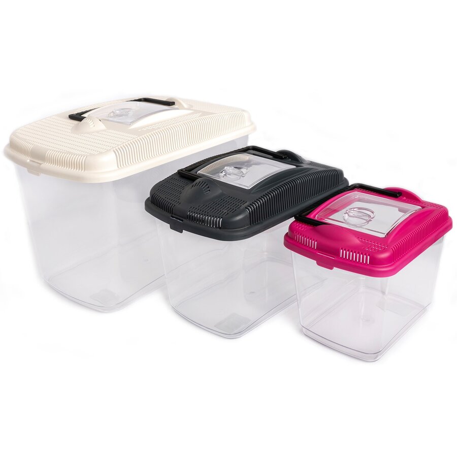 Transportbox Amber mini | midi | maxi voor knaagdieren en insecten