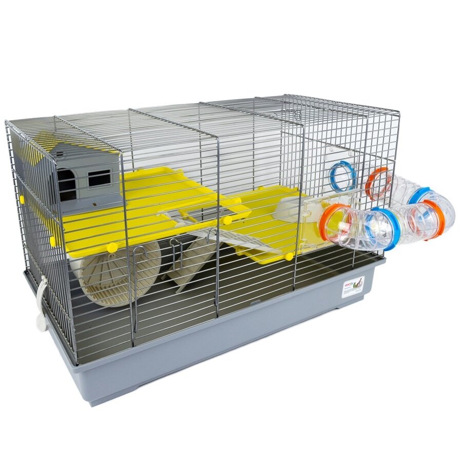 Knaagdierkooi Astro 3 Fun 65x40x35 cm met tunnels en plateaus