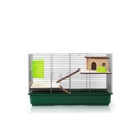 Knaagdierkooi Astro 3 Nature 57x30x35 cm met houten accessoires