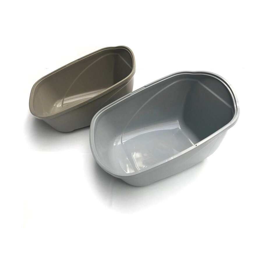 Kattenbak Cleo Easy 54x40x29 cm met verhoogde achterkant