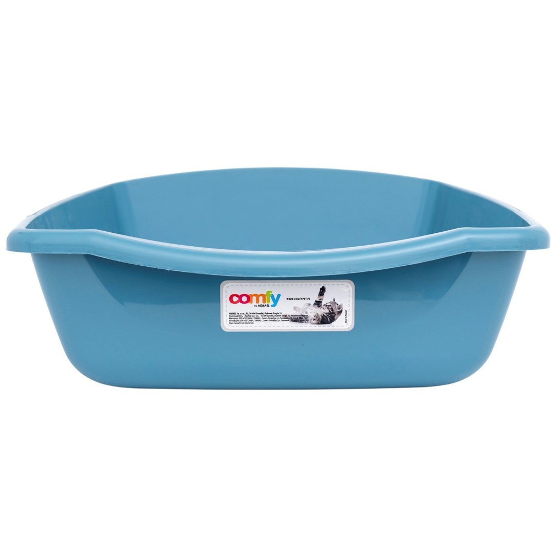 Comfy Kattenbak Cleo Classic 52,5x38x14 cm open kattenbak Blauw