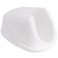 Gesloten kattenbak Easy Cat met licht 54x40x40cm marmerlook