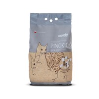 Pinokio houtkorrels kattenbakvulling Silver met zilverionen 7 liter