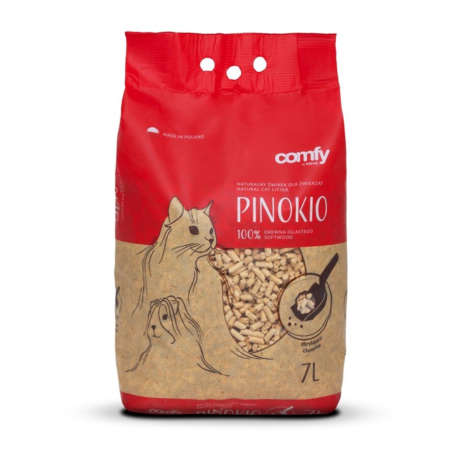 Klontvormende houtpellets kattenbakvulling 7 liter | stofarm | pine & spruce