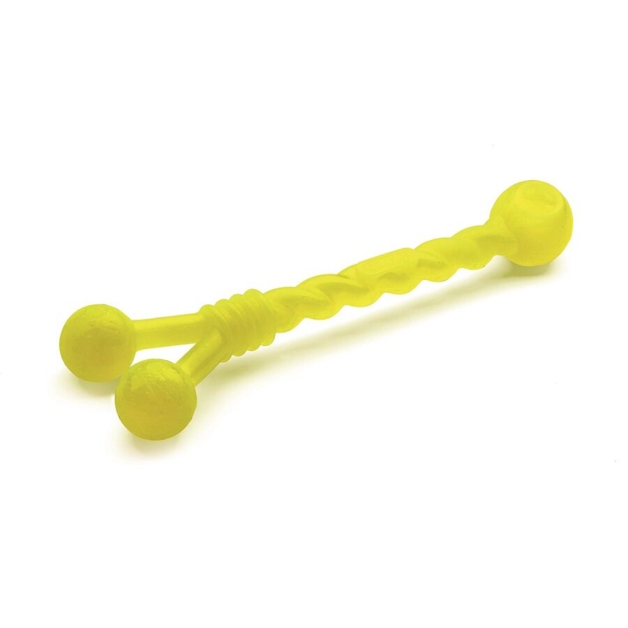 Dental Twister Mint Fluo 13,5 cm drijvend gebitsverzorgend hondenspeeltje