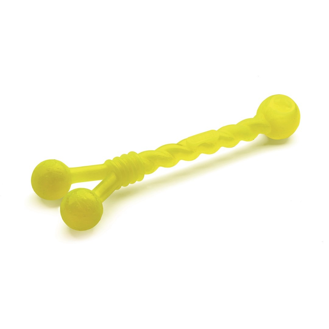 Comfy Dental Twister Mint Fluo 13,5 cm drijvend gebitsverzorgend hondenspeeltje