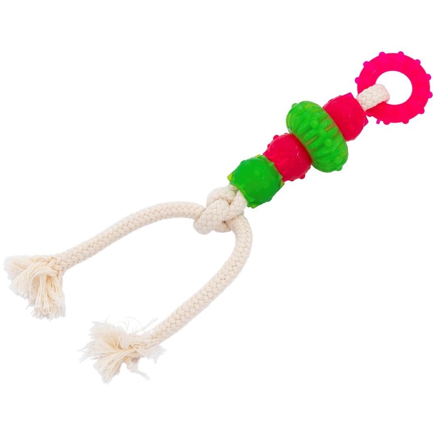 Dental Toother mint tandverzorgend touwspeeltje voor honden