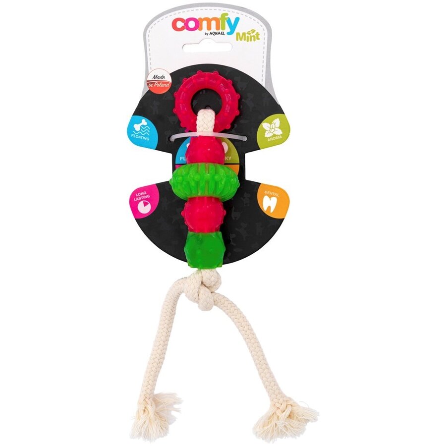 Dental Toother mint tandverzorgend touwspeeltje voor honden