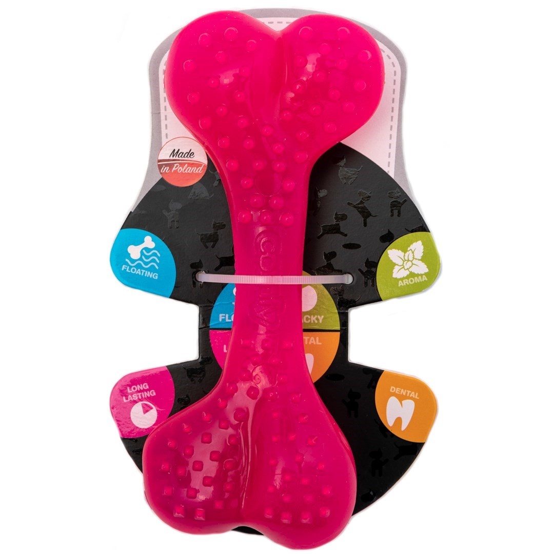 Comfy Dental Bone met mintsmaak &VerticalLine; roze 16,5CM
