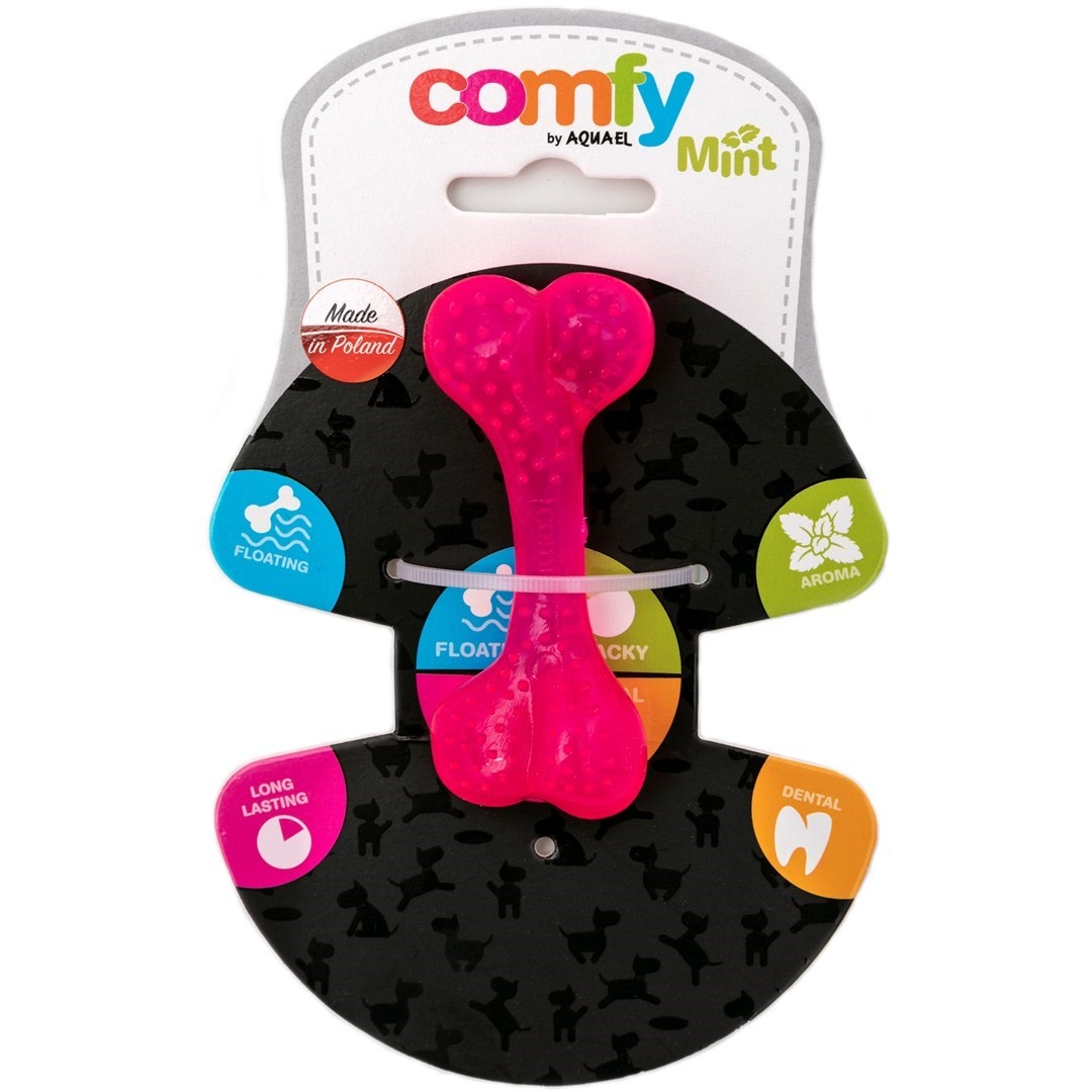 Comfy Dental Bone met mintsmaak &VerticalLine; roze 8,5CM