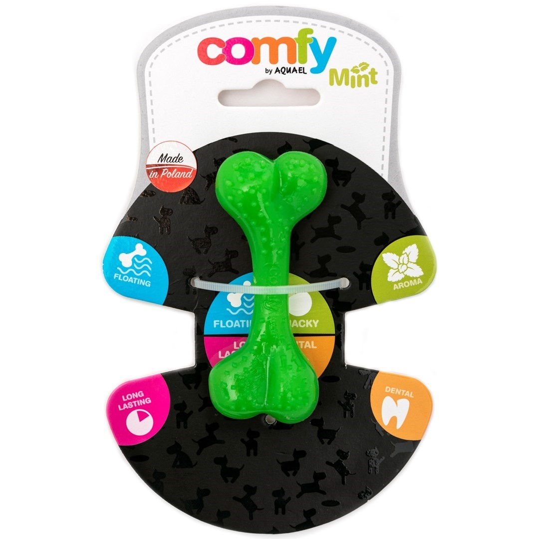 Comfy Dental Bone Mint Green &VerticalLine; mintgeur &VerticalLine; dental kauwspeeltje 8,5CM