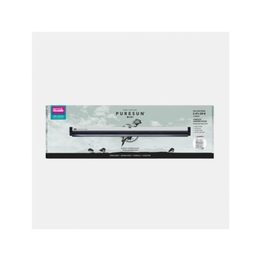 Arcadia Puresun Vogel Lamp Set Met Houder Midi 14 Watt