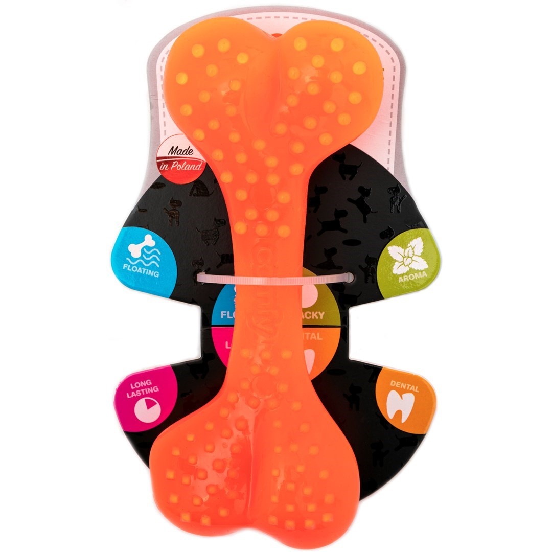 Comfy Dental kauwbot mint &VerticalLine; oranje 16,5CM