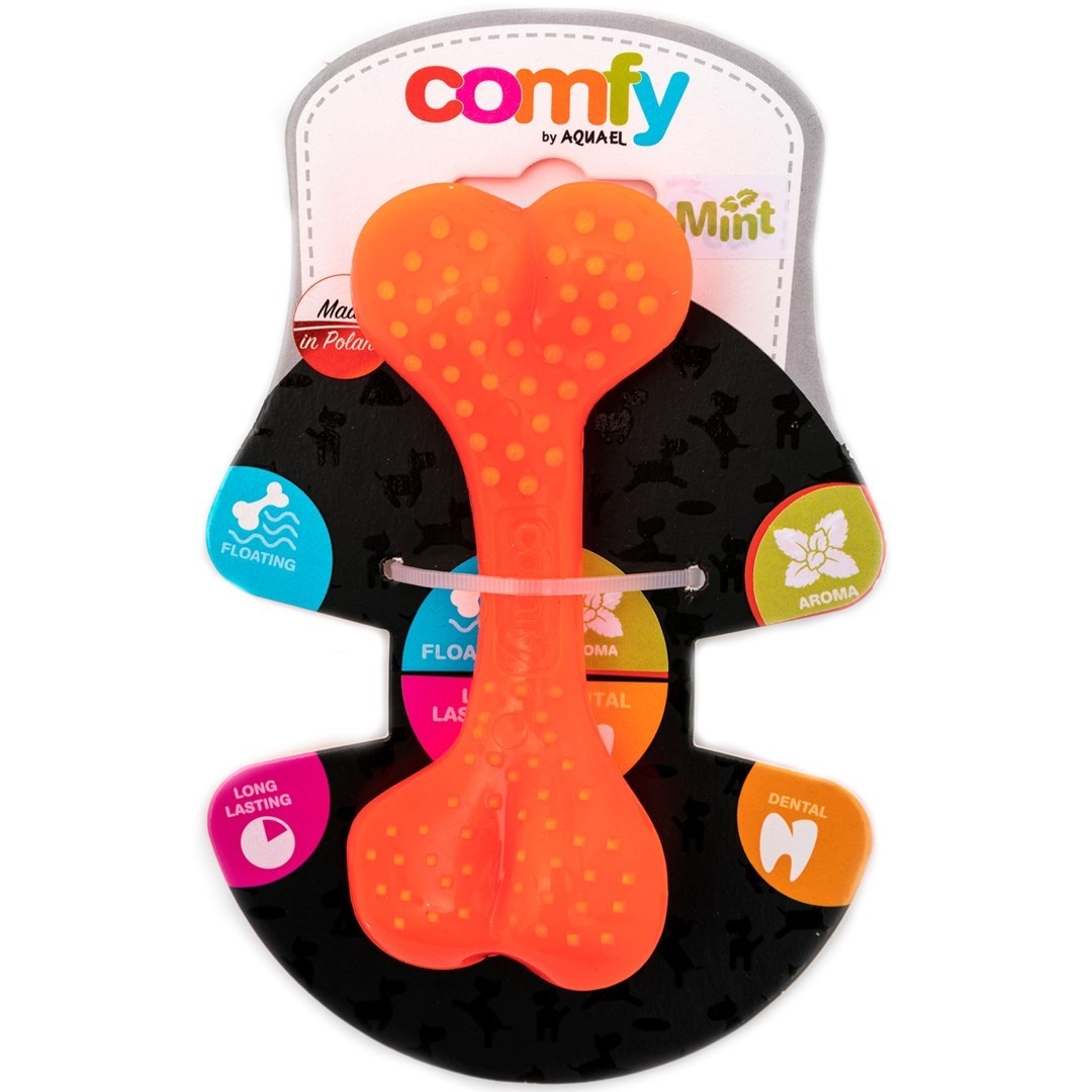 Comfy Dental kauwbot mint &VerticalLine; oranje 12,5CM