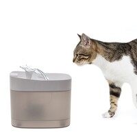 Automatische waterfontein 2,5 liter | stille 5V pomp | droogloopbeveiliging | LED waterniveau