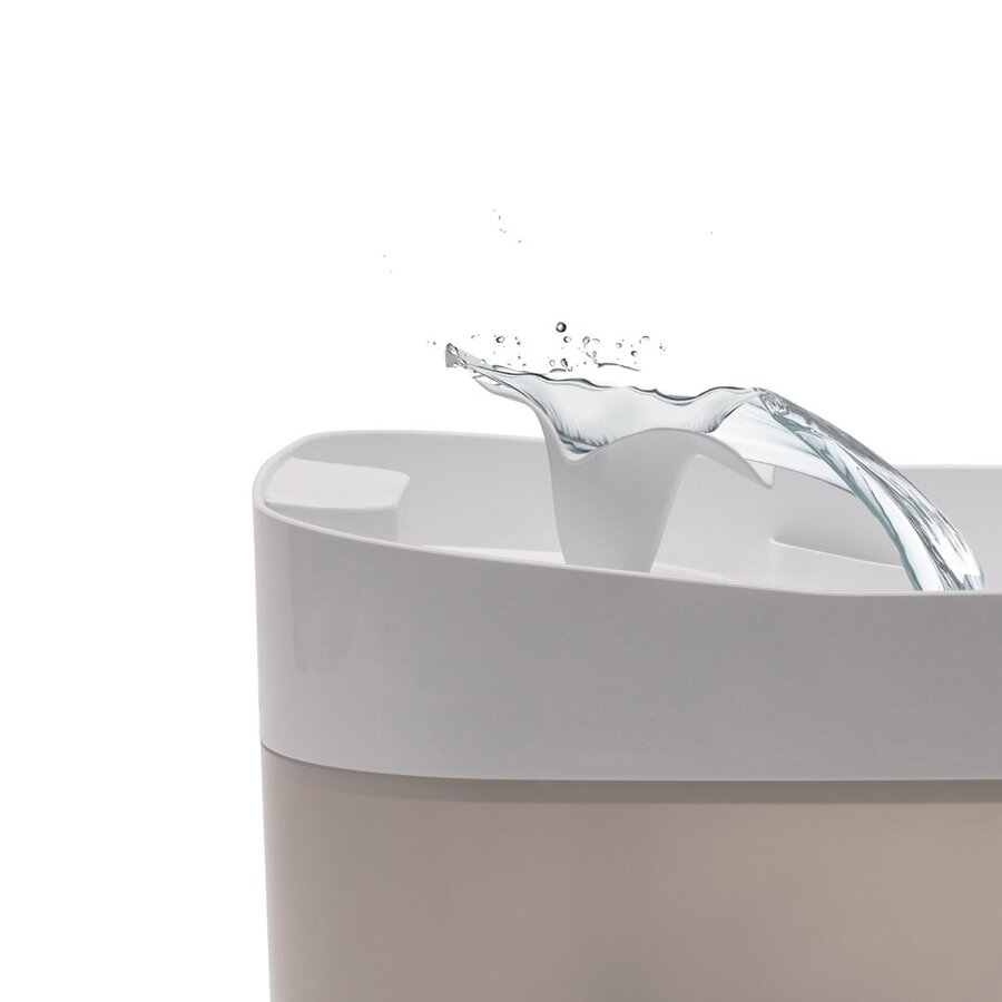 Automatische waterfontein 2,5 liter | stille 5V pomp | droogloopbeveiliging | LED waterniveau