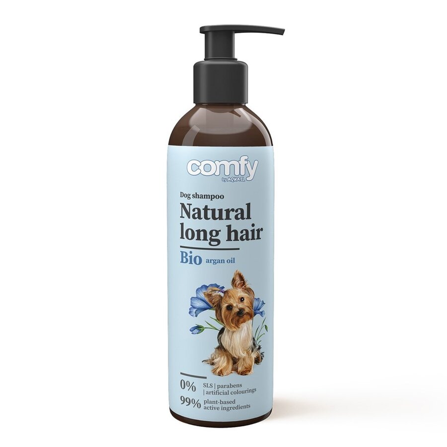 Natuurlijke shampoo voor lange vacht honden 250 ml | anti klit | makkelijker doorkammen