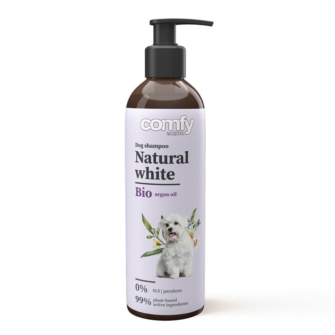 Comfy Natuurlijke shampoo witte vacht &VerticalLine; voor honden &VerticalLine; concentraat 1:10 &VerticalLine; 250 ml