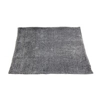 Pluche deken grijs melange 70x80 cm | 1 laag | zachte fleece