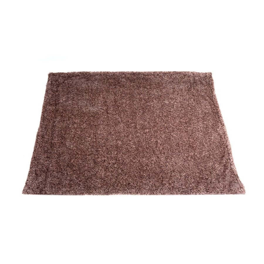 Pluche deken beige melange 70x80 cm | 1 laag | zachte comfortabele ligdeken