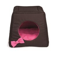 Multifunctioneel honden en kattenhuisje 3-in-1 43x43x39 cm | sofa, huisje en kussen | diverse kleuren