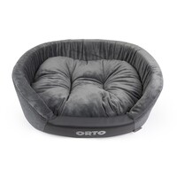 Orto Milord orthopedische hondenmand L | memory foam | 75x61x22 cm | beige of grijs