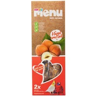 Menu papegaaien sticks met noten en fruit | 90 gram