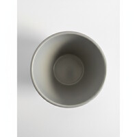 Bloempot sneeuwvlok grijs | circa 13 cm | keramische sierpot voor binnen