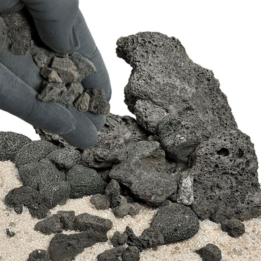 Dark Lava Chip 3-50MM 500 Gram