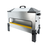 Open voerbak hoog 24 kg | dubbelzijdig | anti-mors | met regenkappen