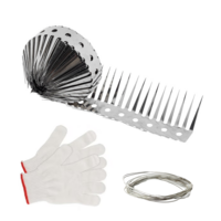Animal Spike Strip large 5 m | 35–95 mm breed | 5 cm spikes | incl. draad en handschoenen